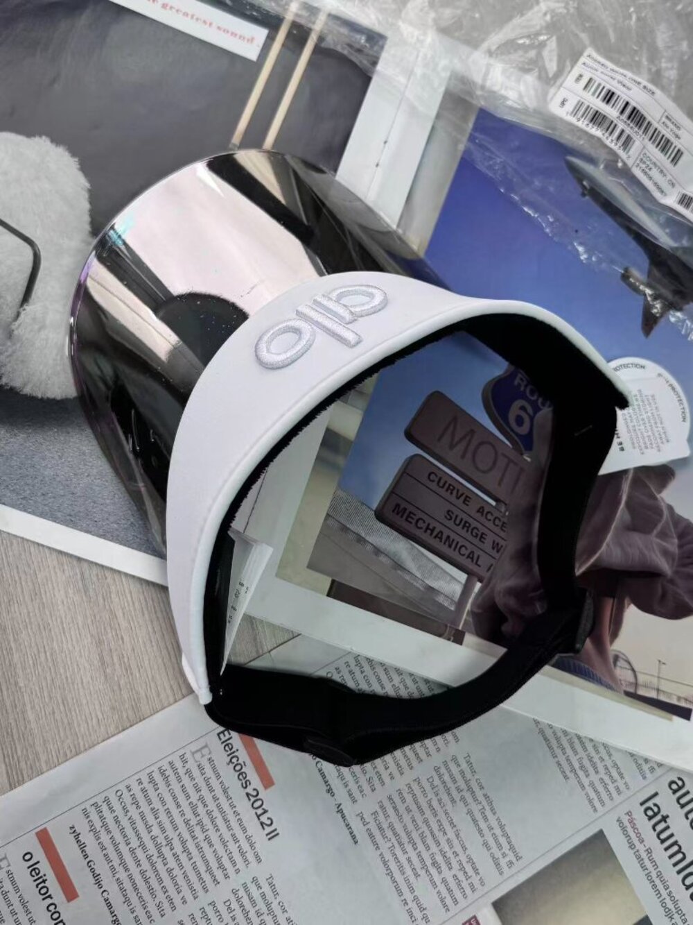 NWT🔅Alo Yoga Airlift Solar Visor WhiteTennis Golf Pickleball Hat🏌️ Adjustable - Picture 3 of 6